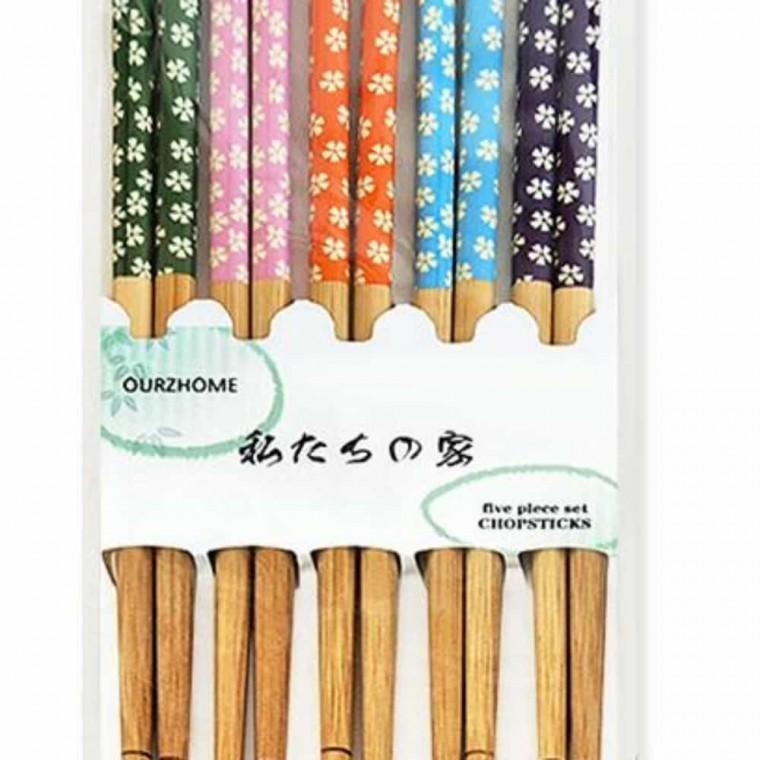 젓가락세트블러썸 옻칠나무젓가락 중국집젓가락 고급젓가락
