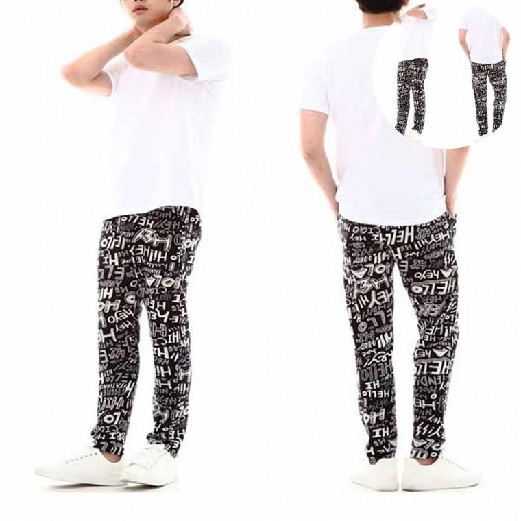 남성용 9부 아이스 쿨바지 헬로우 여름바지 남성아이스쿨링바지 남성여름바지