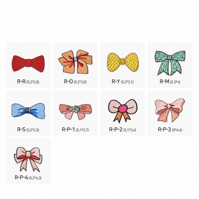 자수패치리본 DIY패치 와펜 의류부자재