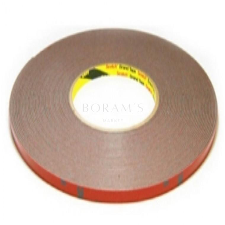 몰딩양면테이프 8mm x 16.5M 엠블럼 고정용테이프 선바이저