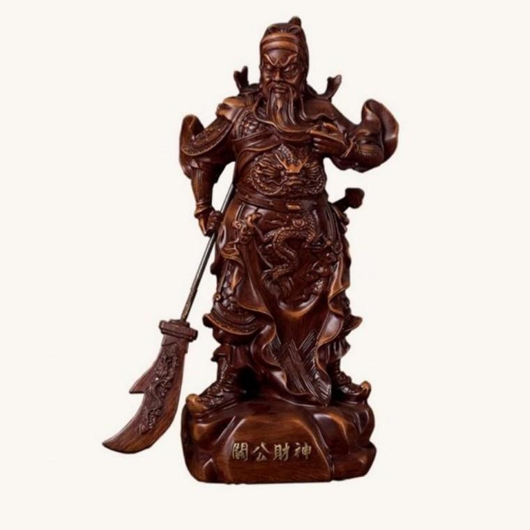 관우 조각상 관우피규어 관우상 관우조각상