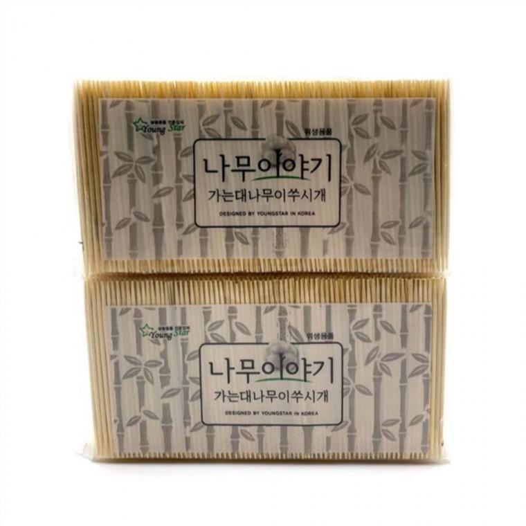 대나무 이쑤시개 2000개입 요지 이쑤시게 이수시개