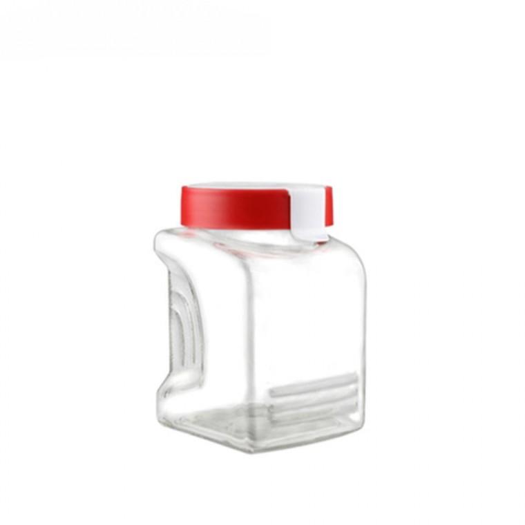 밀폐용기 대 1750ml 레드 1EA 견과류통 장아찌통 간장통
