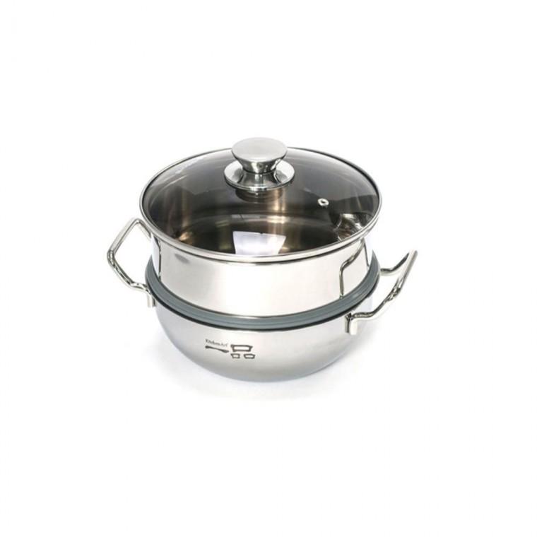 통삼중 2단 찜냄비 20cm 호빵찜기 찜솥 만두찜기