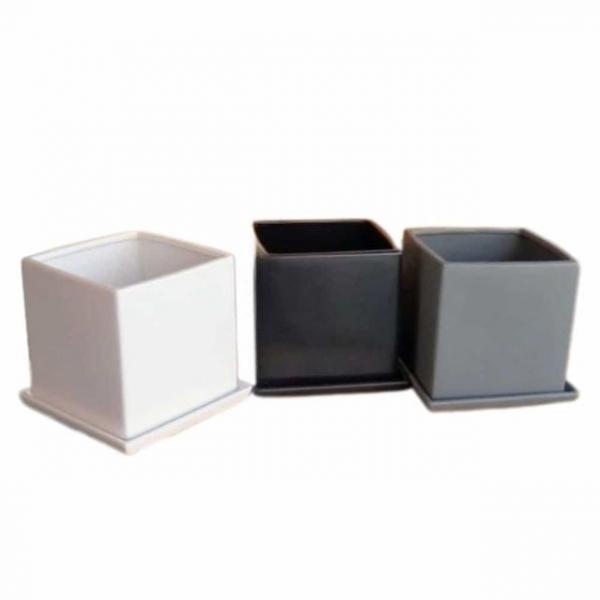 도기 화분 18x18x18cm 식물화분 책상화분