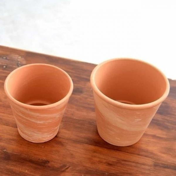 마블링 꼬깔 토분 화분 2호 필로덴드론화분 카페화분