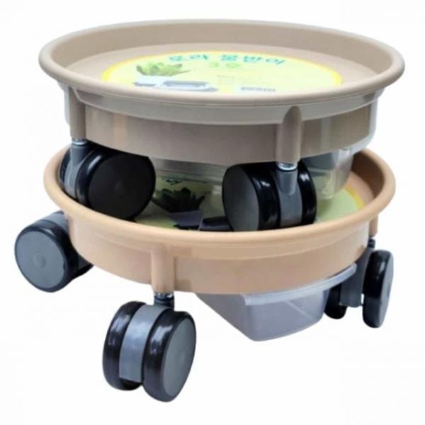 바퀴 275mm 화분 받침 화분받침 원형화분받침