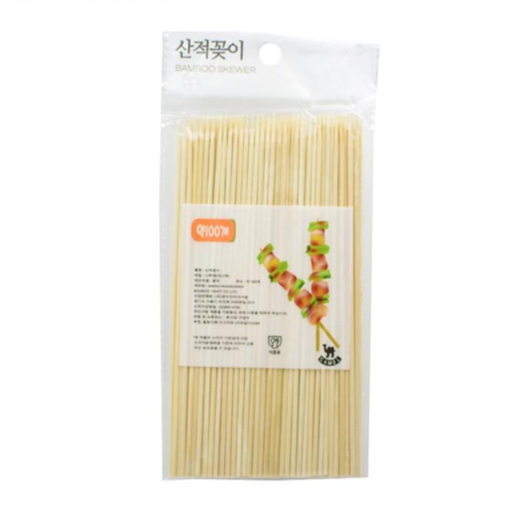산적꽂이 대형 18cm 80P 나무꽂이 분식꼬치 꼬치구이