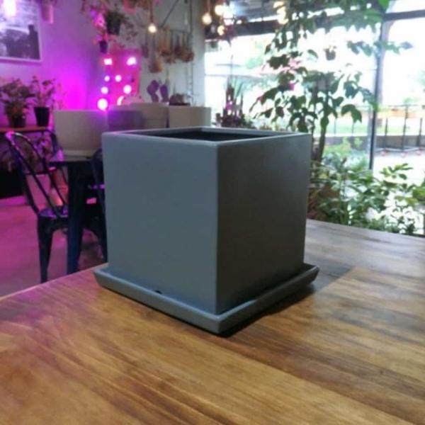 도기 화분 18x18x19cm 테이블화분 탁상화분