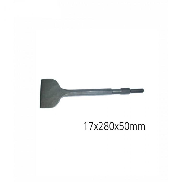 육각플랫치즐 17x280x50mm 돌깎기 돌작업 돌깨기