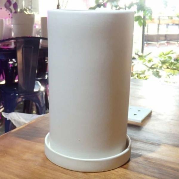 무광 도기 화분 14x23 탁상화분 창가화분