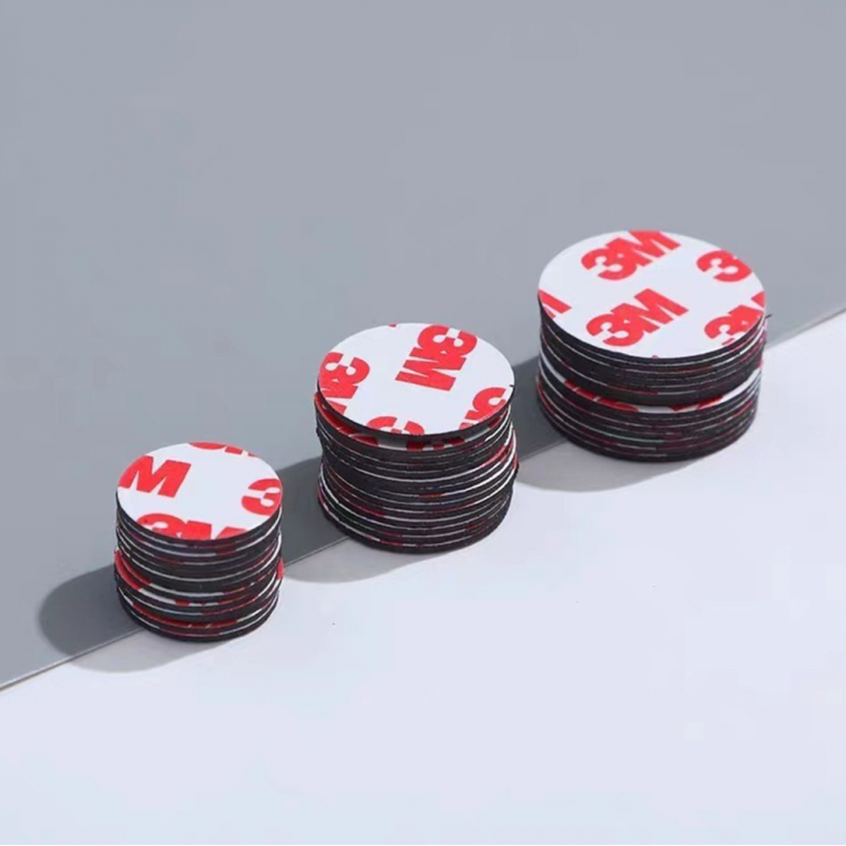 원형 동전 고무자석 3M 접착제 자석 15mm x 2mm
