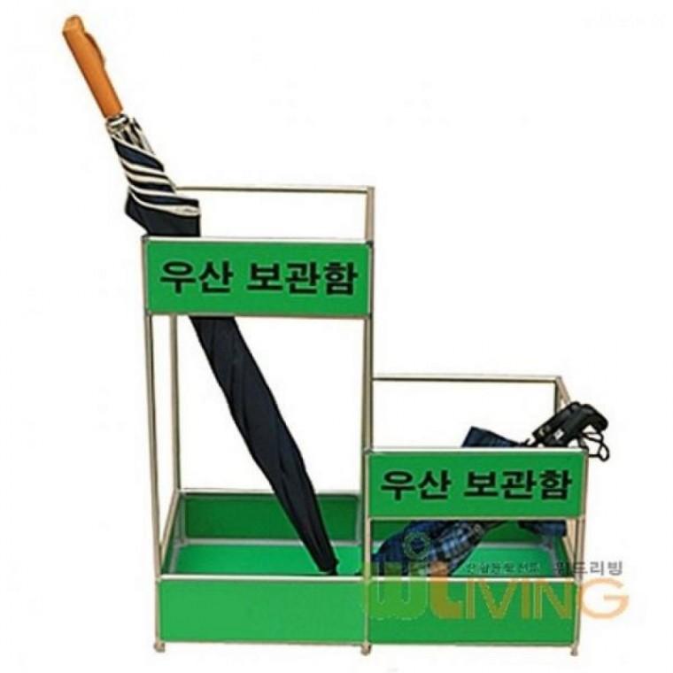 2단 우산보관함 WL-2176 보관 출입문 우산꽂이 로비용 30-40개 업소용 일반형