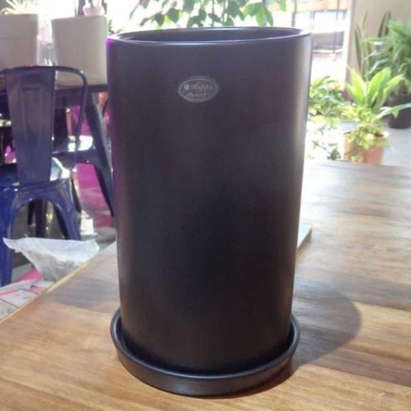 무광 도기 화분 14x25 인테리어화분 모던화분