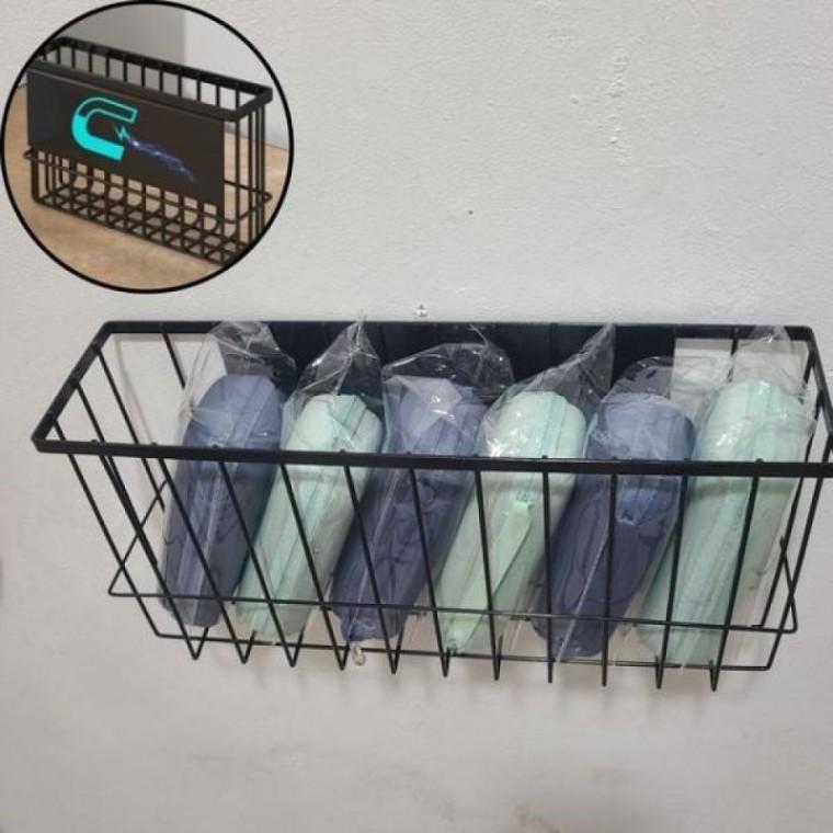 접이식우산꽂이 사각 자석우산꽂이 자석으로붙이는 WL 통