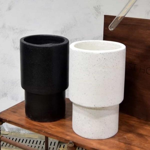 턱원형 25x40cm 화분 깔끔한화분 특이한화분