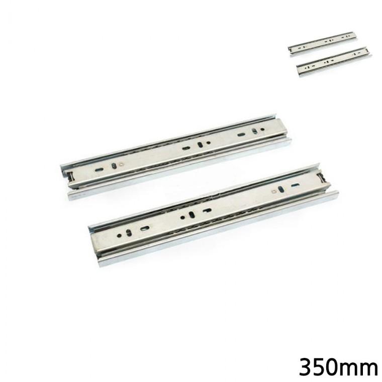 서랍레일 35mm x 350mm 서랍장레일 책상레일 레일바퀴