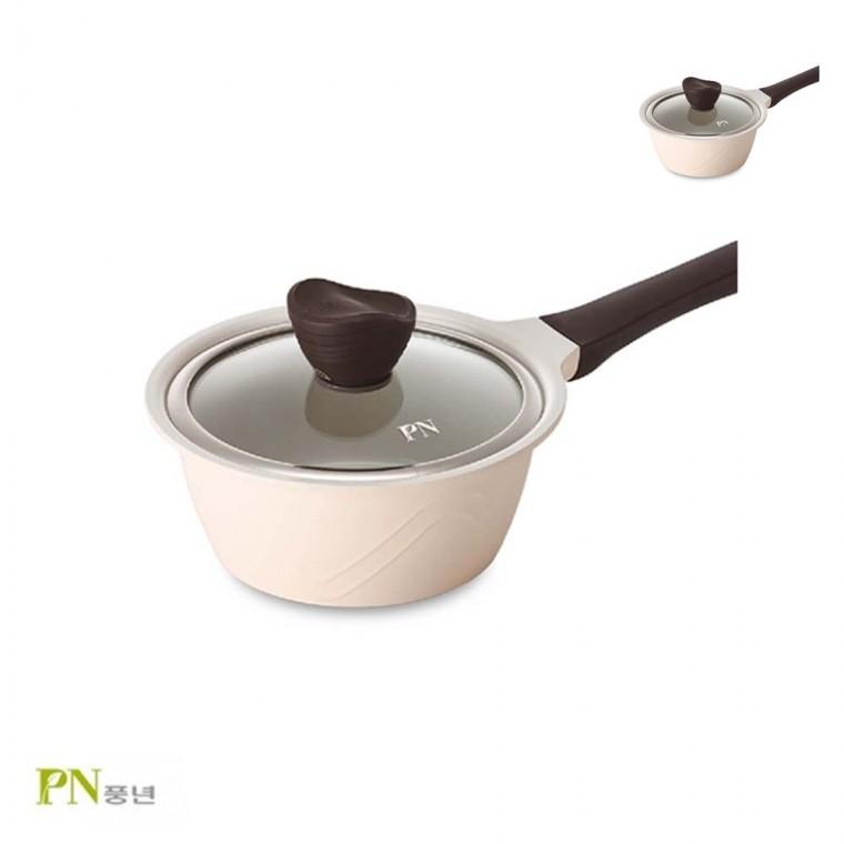 편수냄비 18cm 국내산냄비 인덕션냄비 세라믹코팅냄비