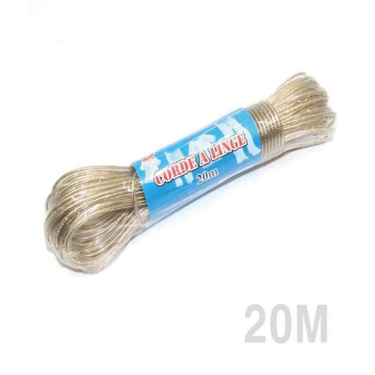와이어 코팅 줄 20M PVC 빨래줄 빨랫줄 조명줄