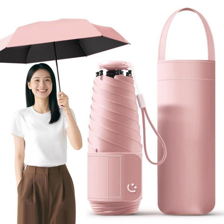 초경량 암막 우산 베이비핑크 자외선차단 양산 양우산