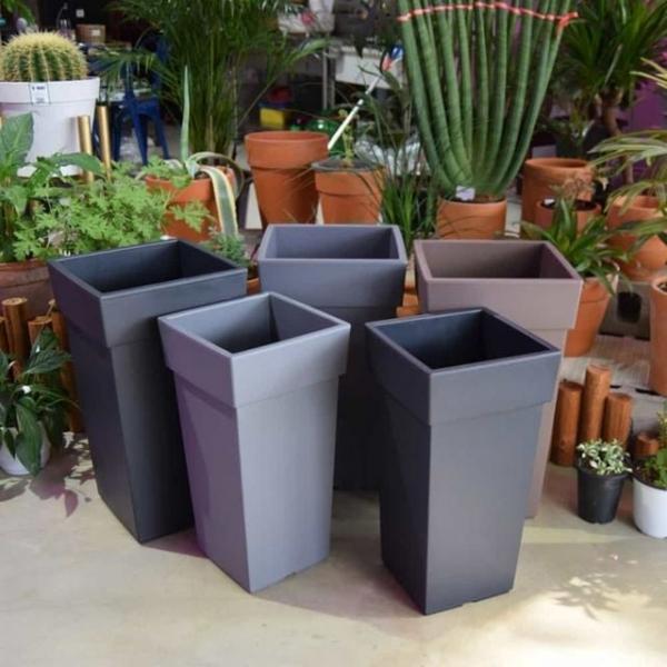 화분 사각 25x25x50 테라스화분 야외화분