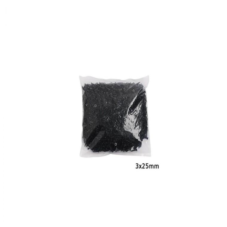3mm 피스 나사못 2000개입 길이 25mm 흑색 칼피스 피스못 스크루나사