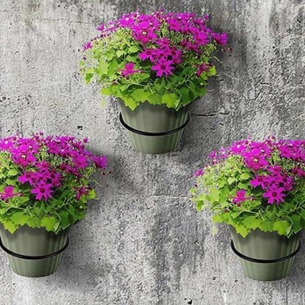 애견 밥그릇 걸이 10cm 화분걸이대 철제화분걸이