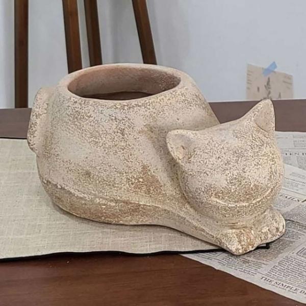 빈티지 아쿠아 동물 토분 예쁜화분 다육이화분