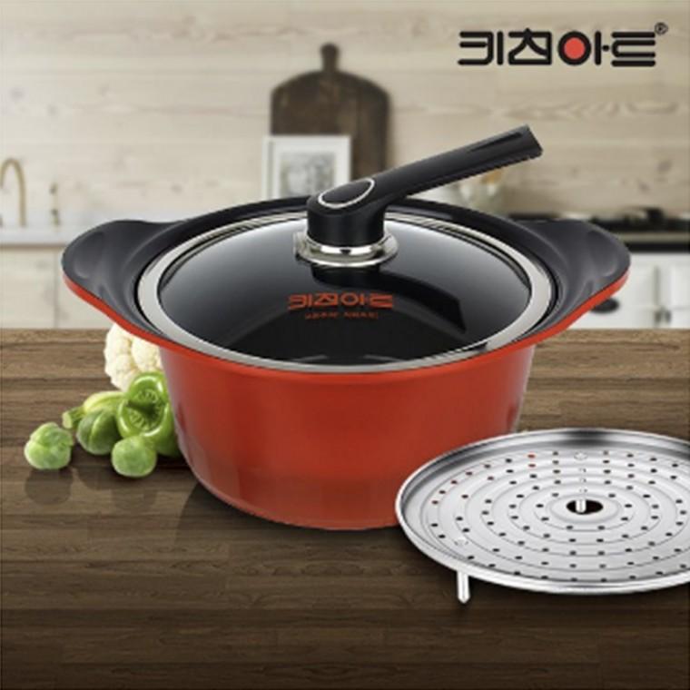 24cm 라면냄비 전골 주물 양수