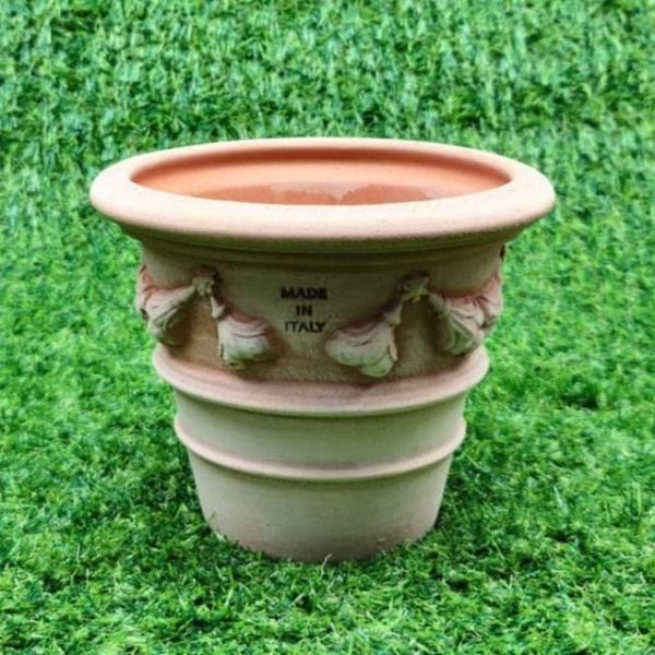 토분 리본 장식 15x12 베고니아화분 산세베리아화분
