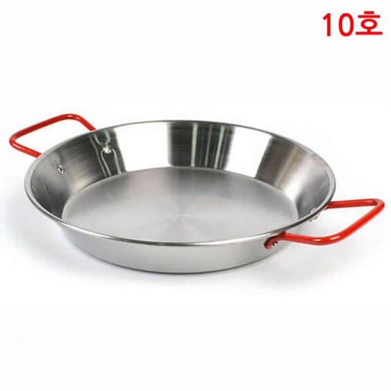 레드핸들 스텐 빠에야냄비 10호 36cm 감바스냄비 스파게티냄비 파에야냄비