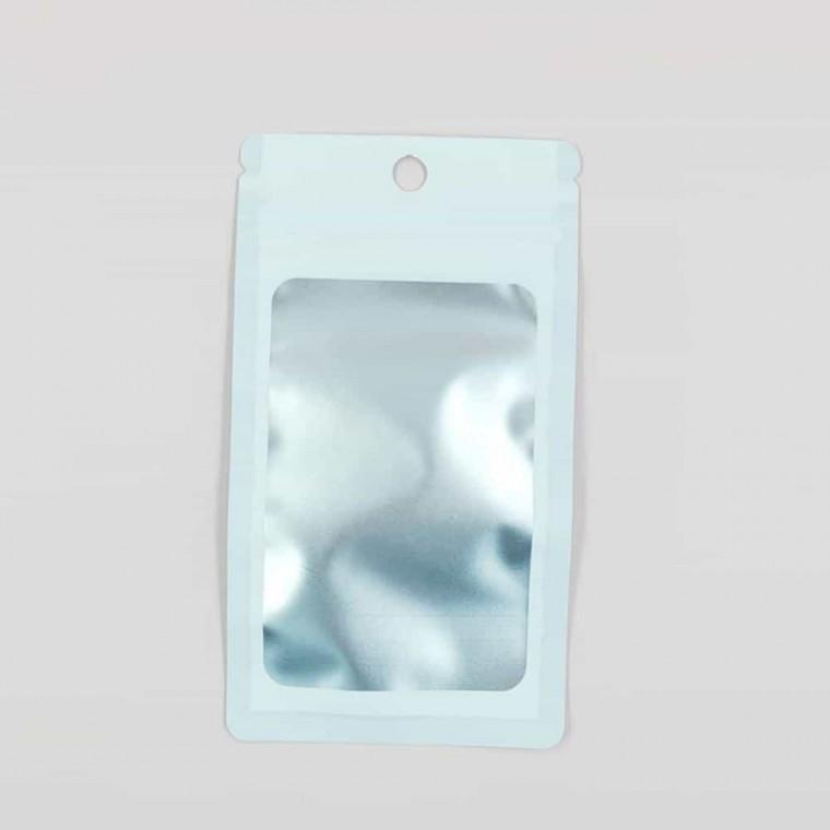 화이트 반투명 지퍼백 8x14cm