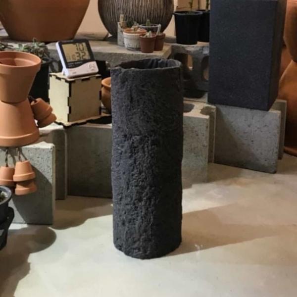 화산석 화분 15x40cm 원형화분 다육화분
