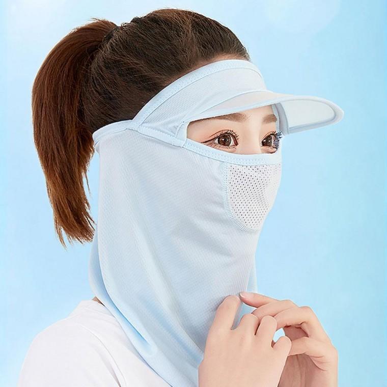 햇빛 차단 안면 레쉬 가드 마스크(블루)