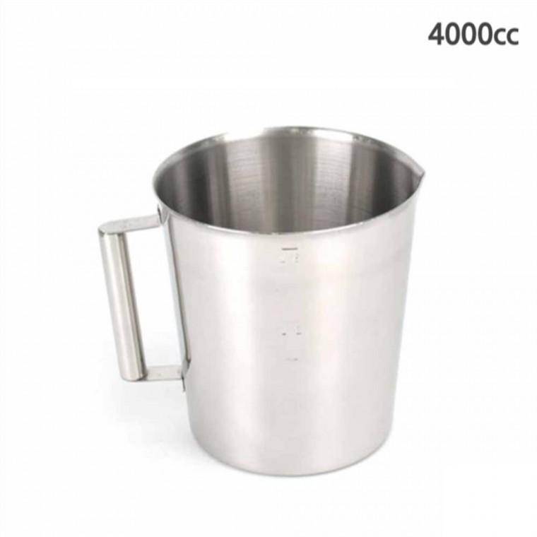 스텐 계량컵 4000cc 용량컵 커피계량 믹싱컵