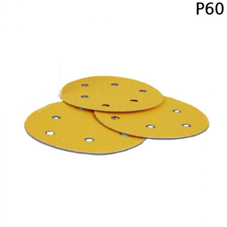 샌드페이퍼 100매입 60방 125mm 6H 샌딩페퍼 종이사포 연마포