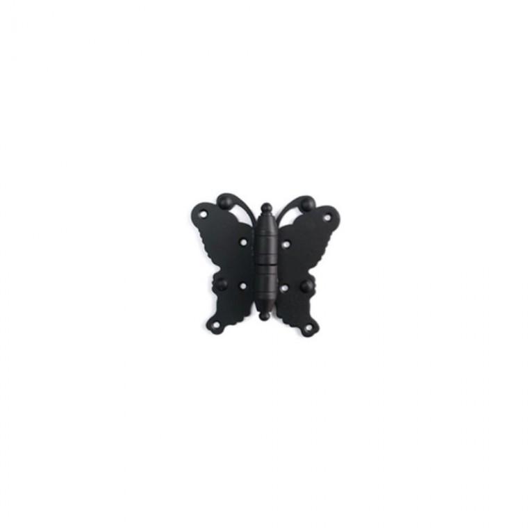 좌측용 흑나비 겉경첩 6-19 48x91x16mm 전통장식장경첩 앤틱가구경첩 옛날가구경첩