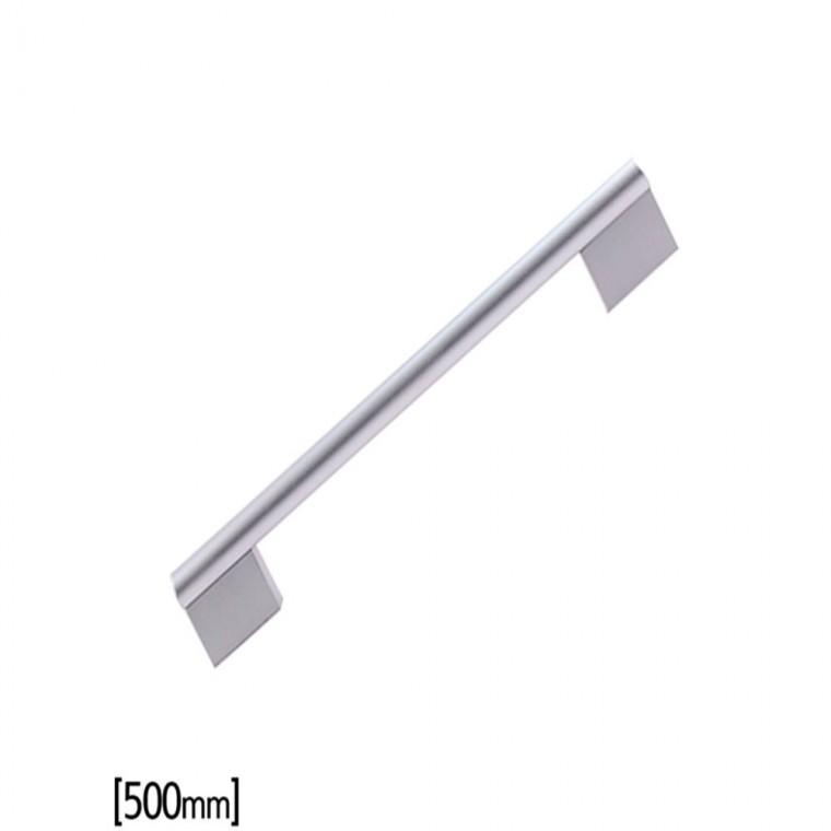 반달봉 2구 손잡이 실버 500mm 신발장손잡이 장식장손잡이 문고리손잡이