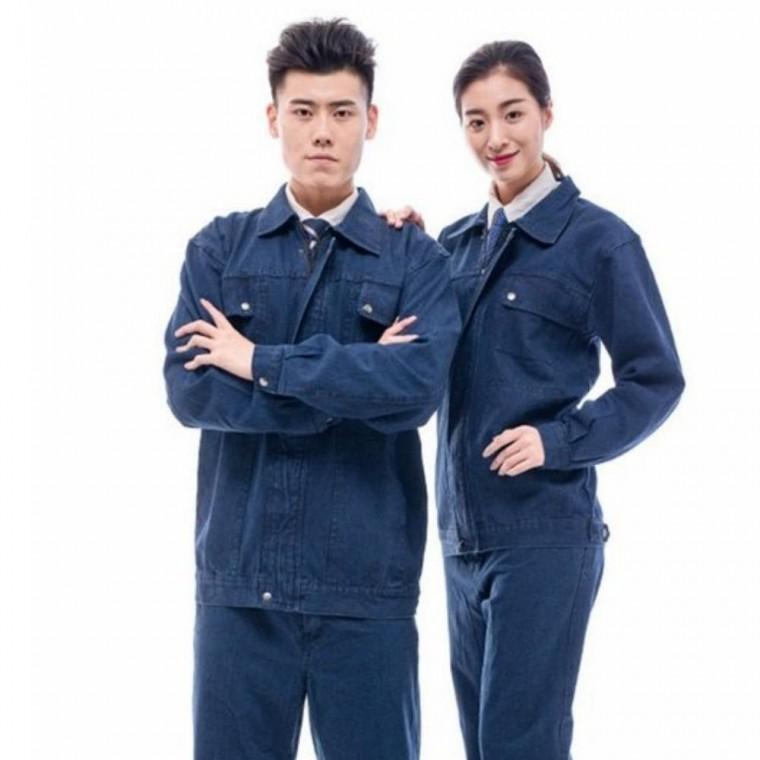 데님 안전 작업복 세트 용접 근무복 남성용 현장옷 작업복잠바 안전복