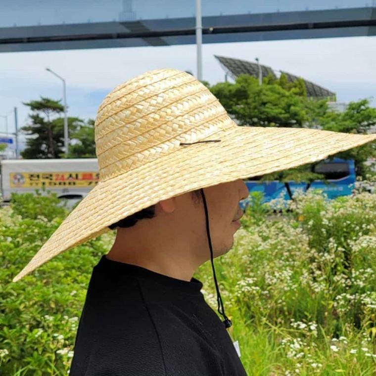 초대형 밀짚모자 53-54cm