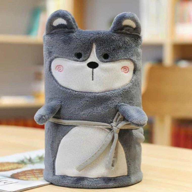 무릎담요 허스키