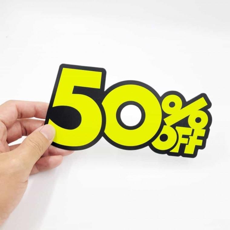 홍보 종이 배너 10장