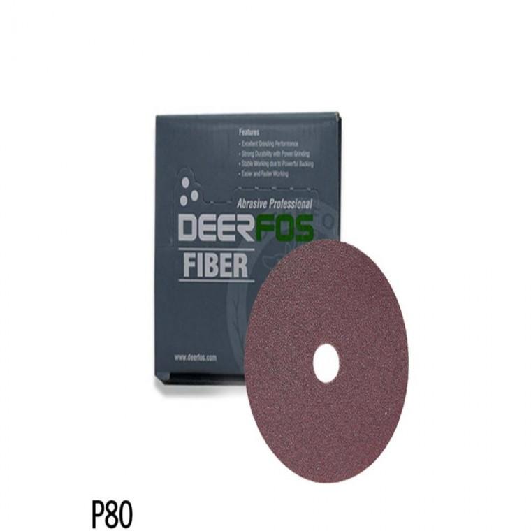 화이바 디스크페파 175mm 40장 80방 연삭 연마디스크 샌딩빼빠