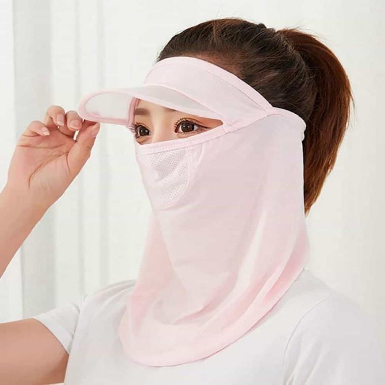 안면 레쉬가드 마스크 핑크