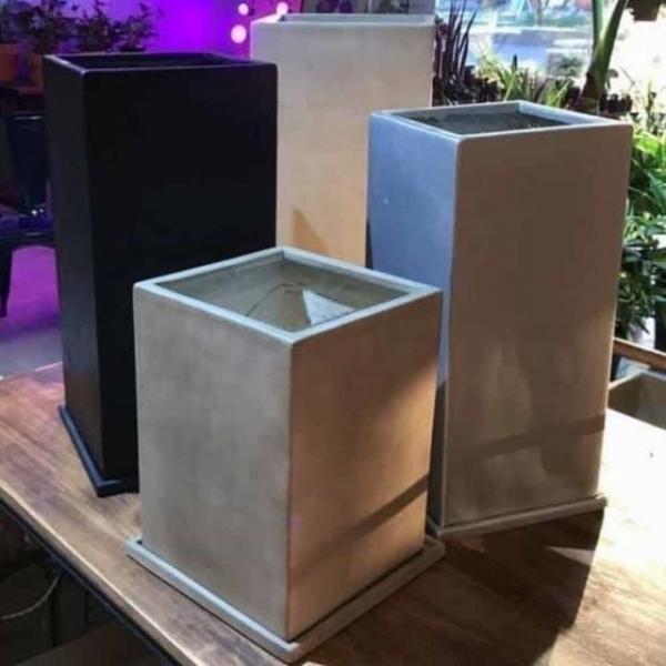 수지 22x22x47cm 화분 대형사각화분통 긴사각화분