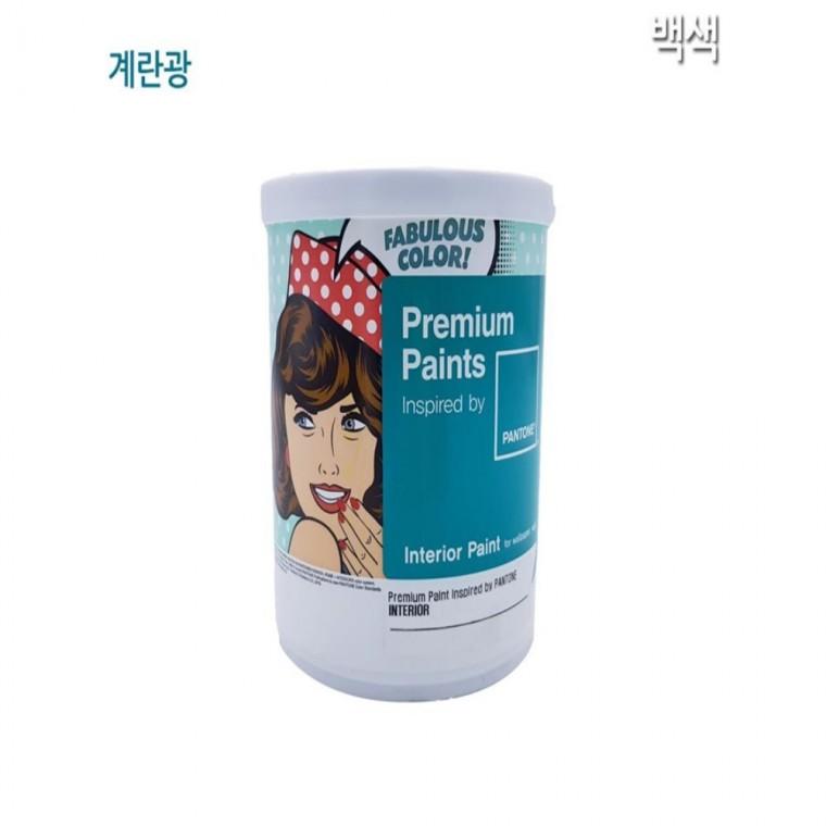 수성페인트 내부용 계란광 백색 1L 수성바인다 셀프인테리어 곰팡이방지