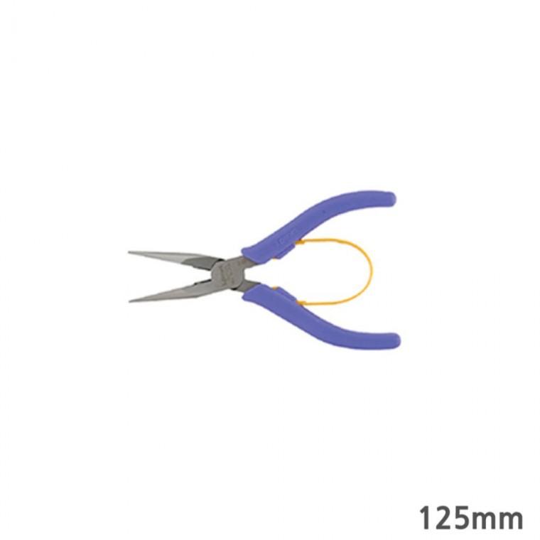 경량 롱노우즈플라이어 125mm 프라이어 뺀치 록킹