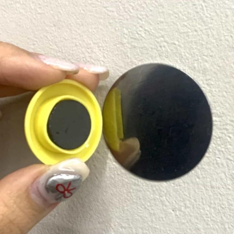 철판 스티커 원형 40mm 차량용자석스티커 차량자석스티커