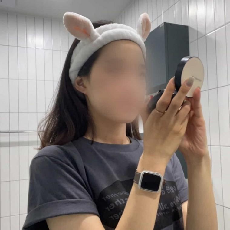 토끼 세안밴드 화이트 수면헤어밴드 세안헤어밴드