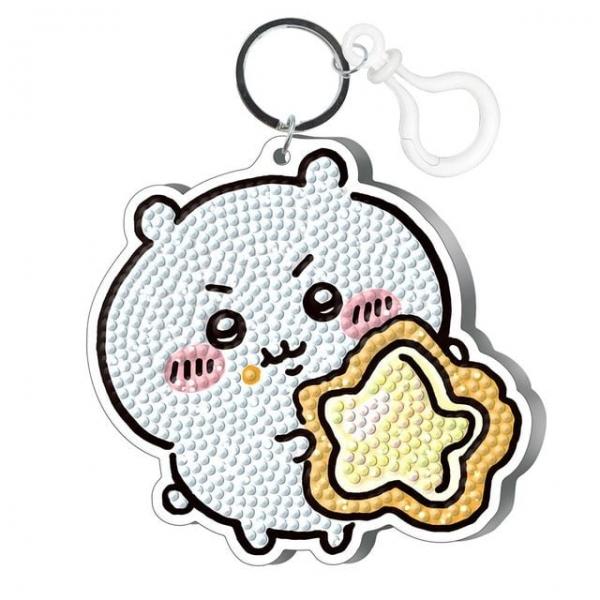DIY 먼작귀 치이카와 간식 보석십자수 왕 키링